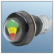 Battery indicator 12 volts D.18mm