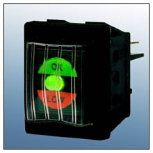 Battery indicator 12 volts Hole 22 x 30mm