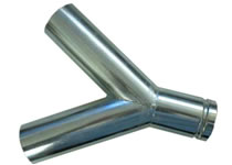 Zinc Coated Y Bifurcation with Same Opening